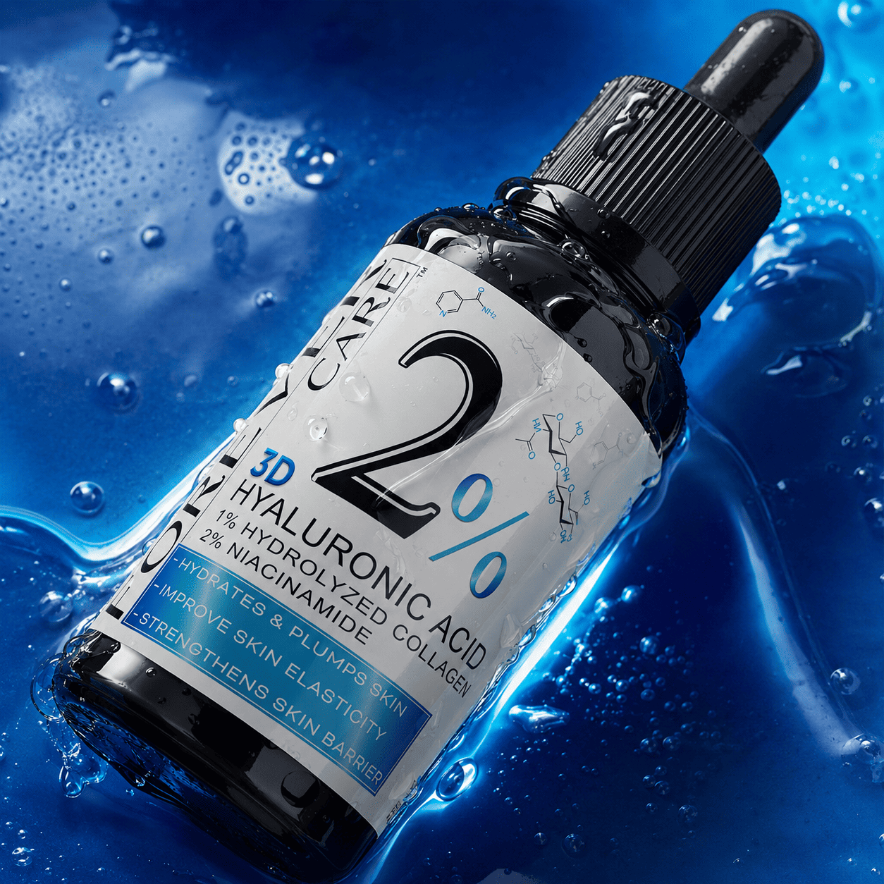 Triple Molecular 2% Hyaluronic Serum — 3D Hydration Technology