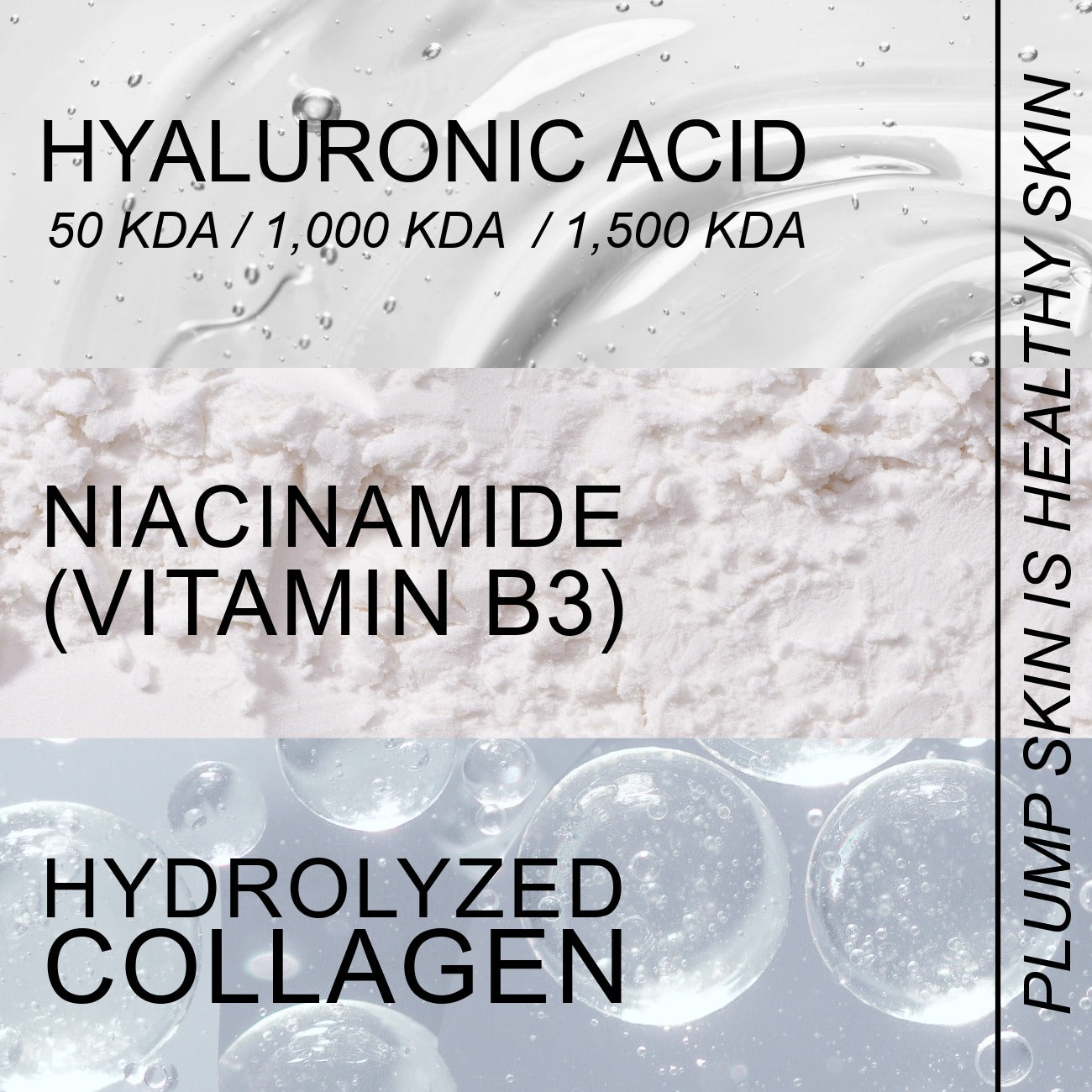 Triple Molecular 2% Hyaluronic Serum — 3D Hydration Technology
